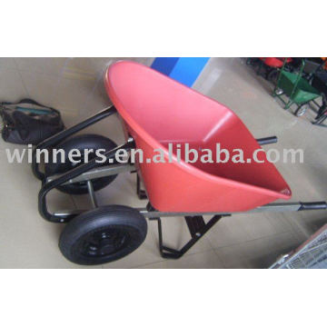 twin wheel wheelbarrow